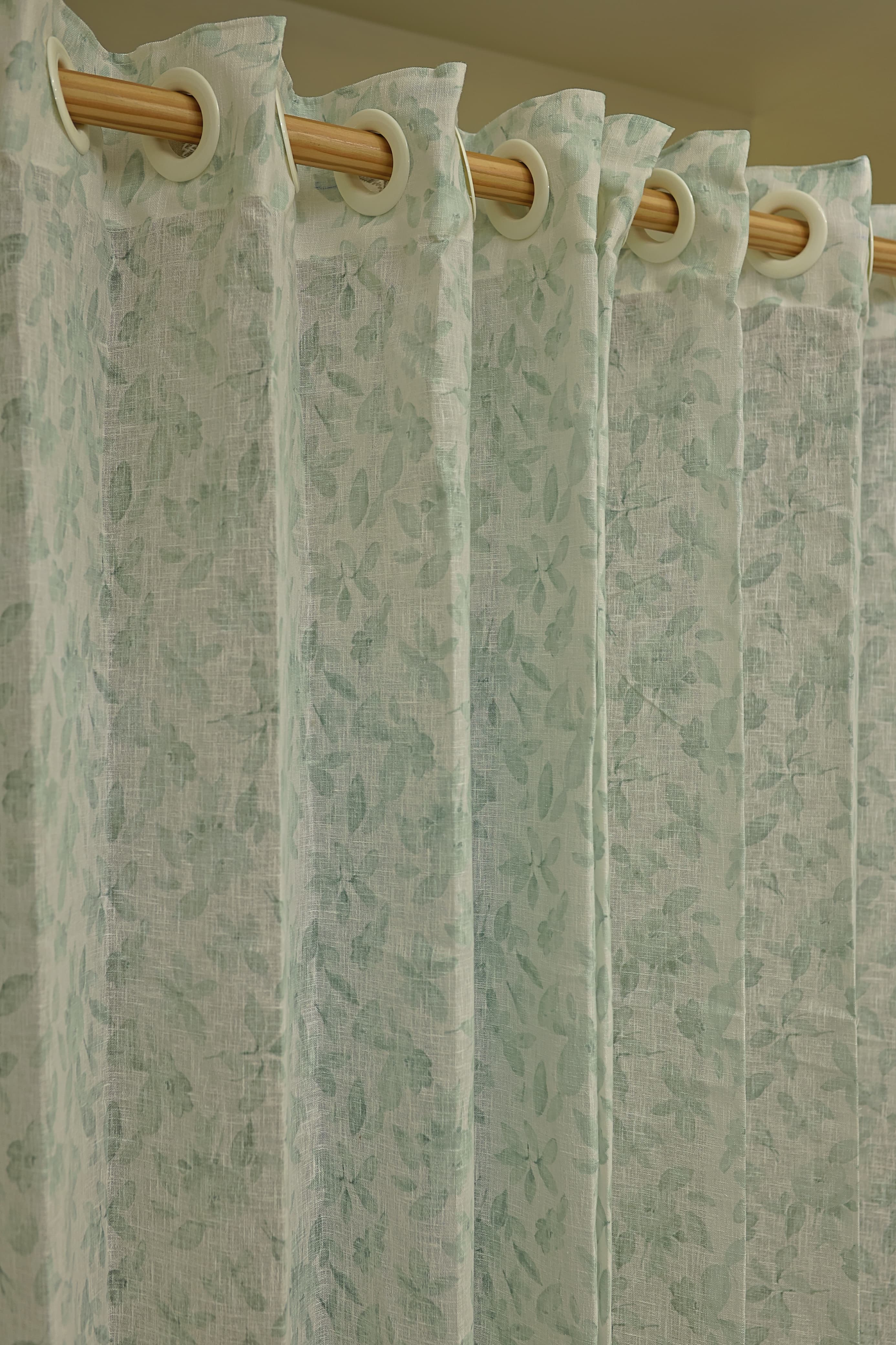 Curtain-Self printed semi transparent