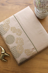 Bedsheets - Premium King Machine embroidery Soft cotton bedsheets