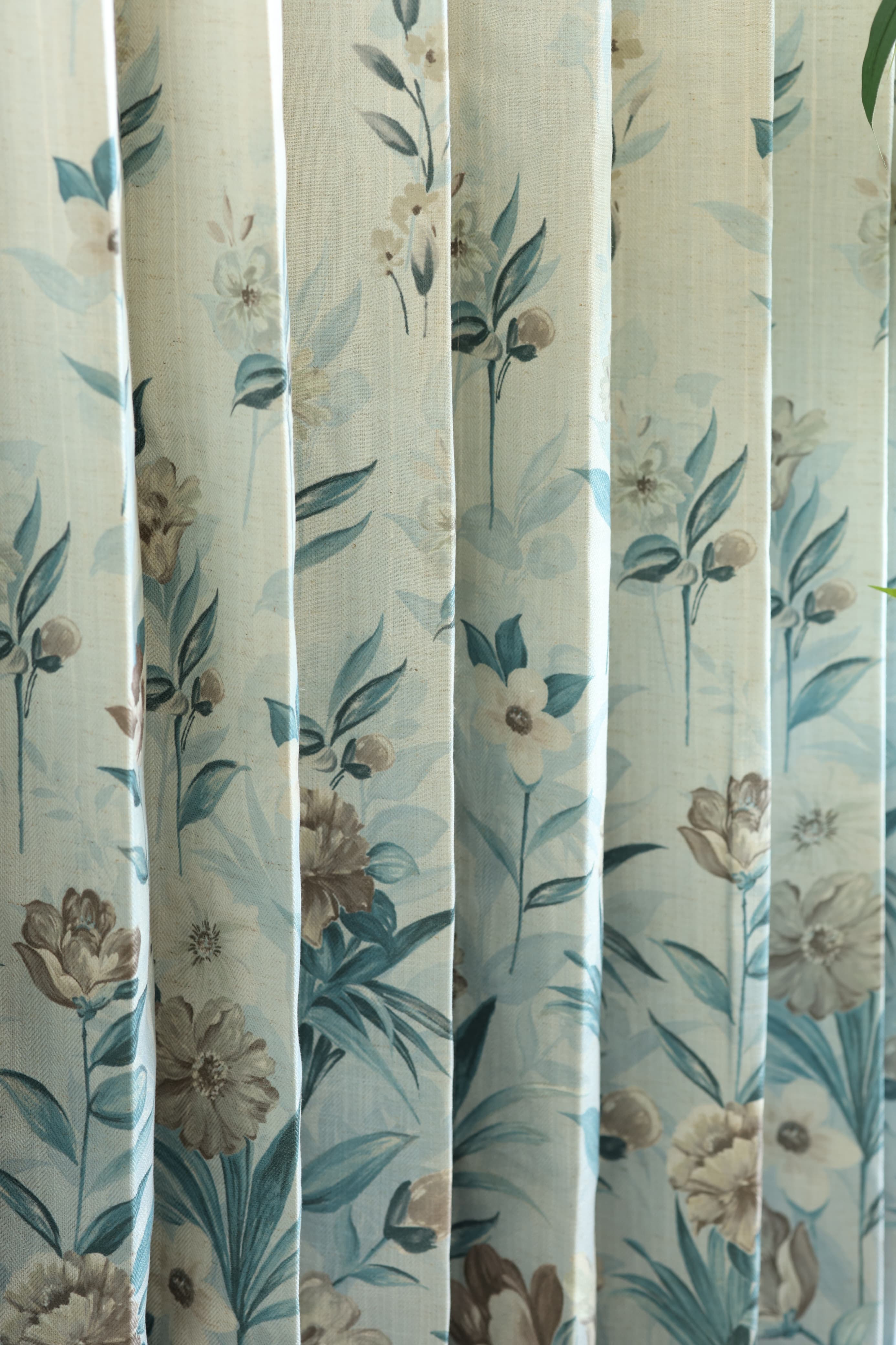 Curtains English floral printed curtains (sheer and opaque) prebooking