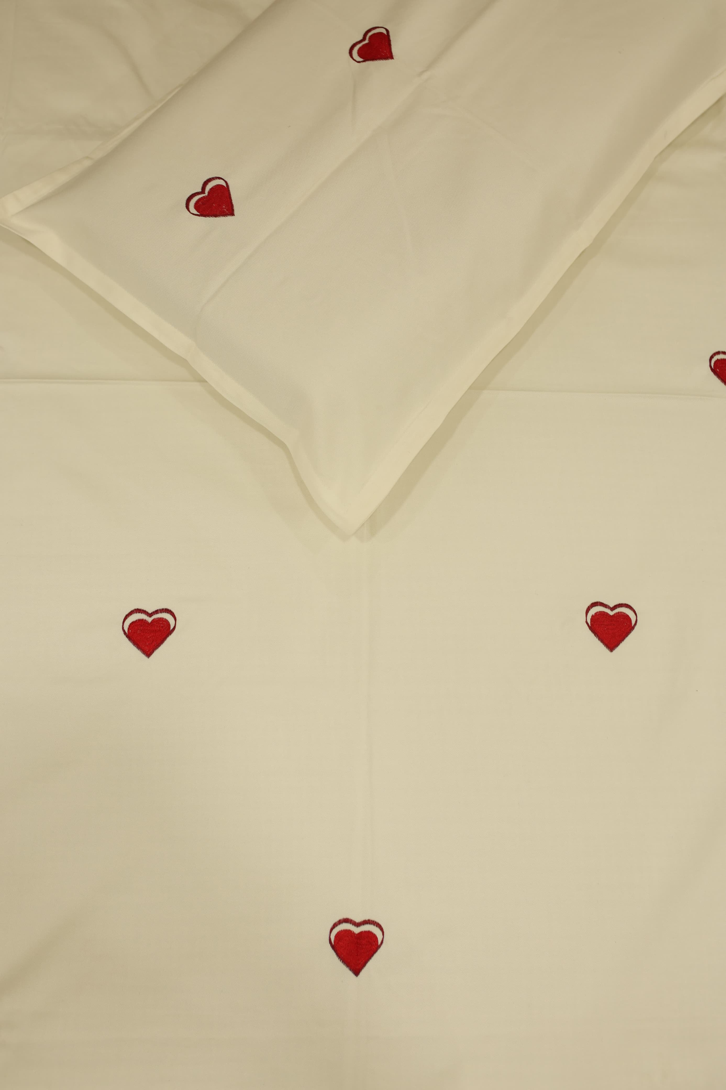 Bedsheets - single premium machine embroidery White  bedsheets
