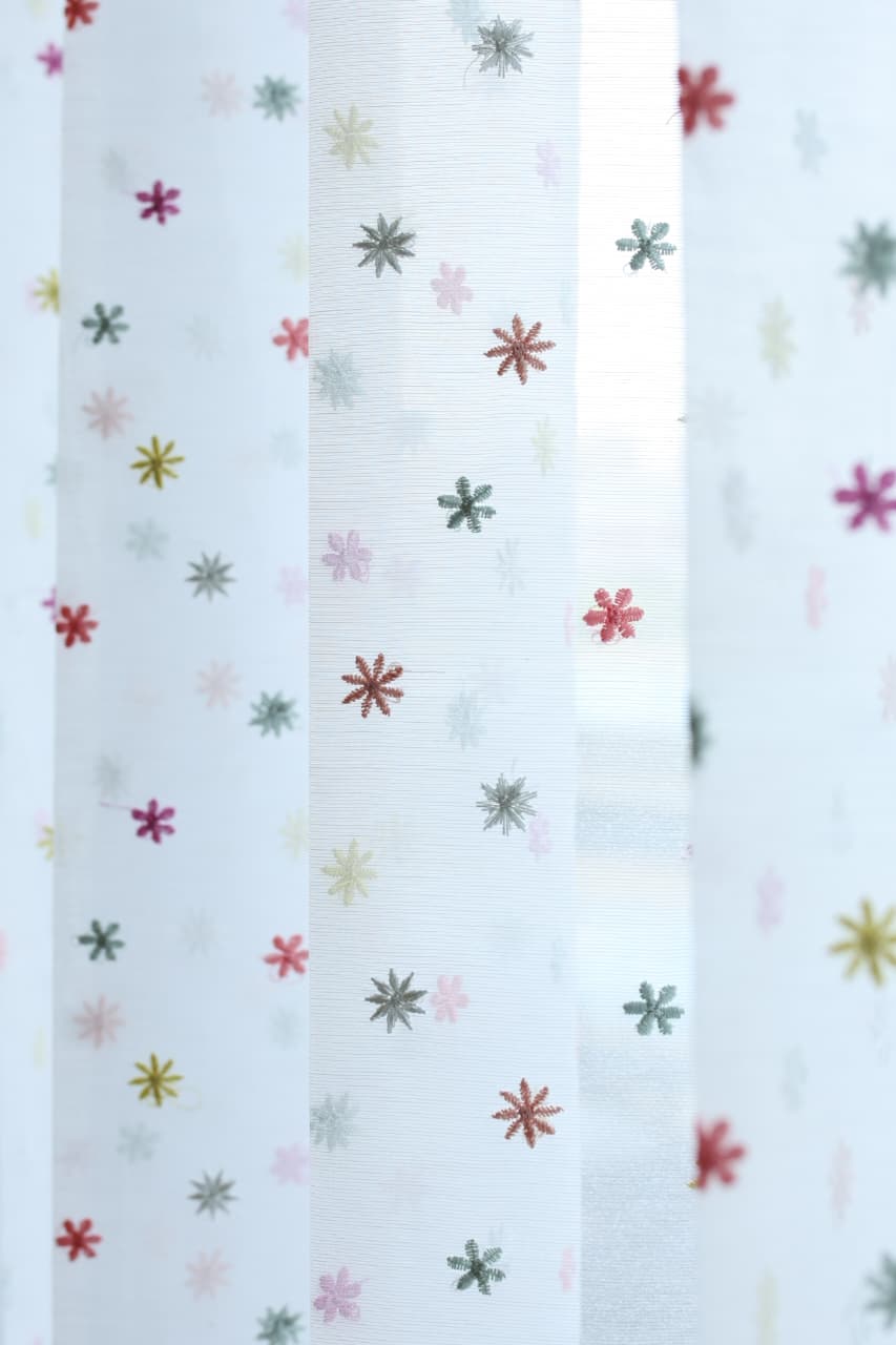 Curtains - Premium embroidery sheer curtains - Kids collection prebooking