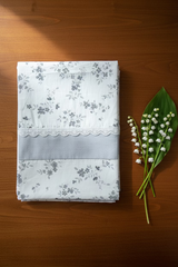 Bedsheets - Premium King cotton lace bedsheets majestic