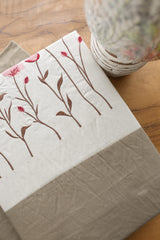 Elegant Floral Embroidery King Bedsheet Set Caspian