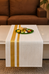 Onam Striped Table Runner - 6 seater