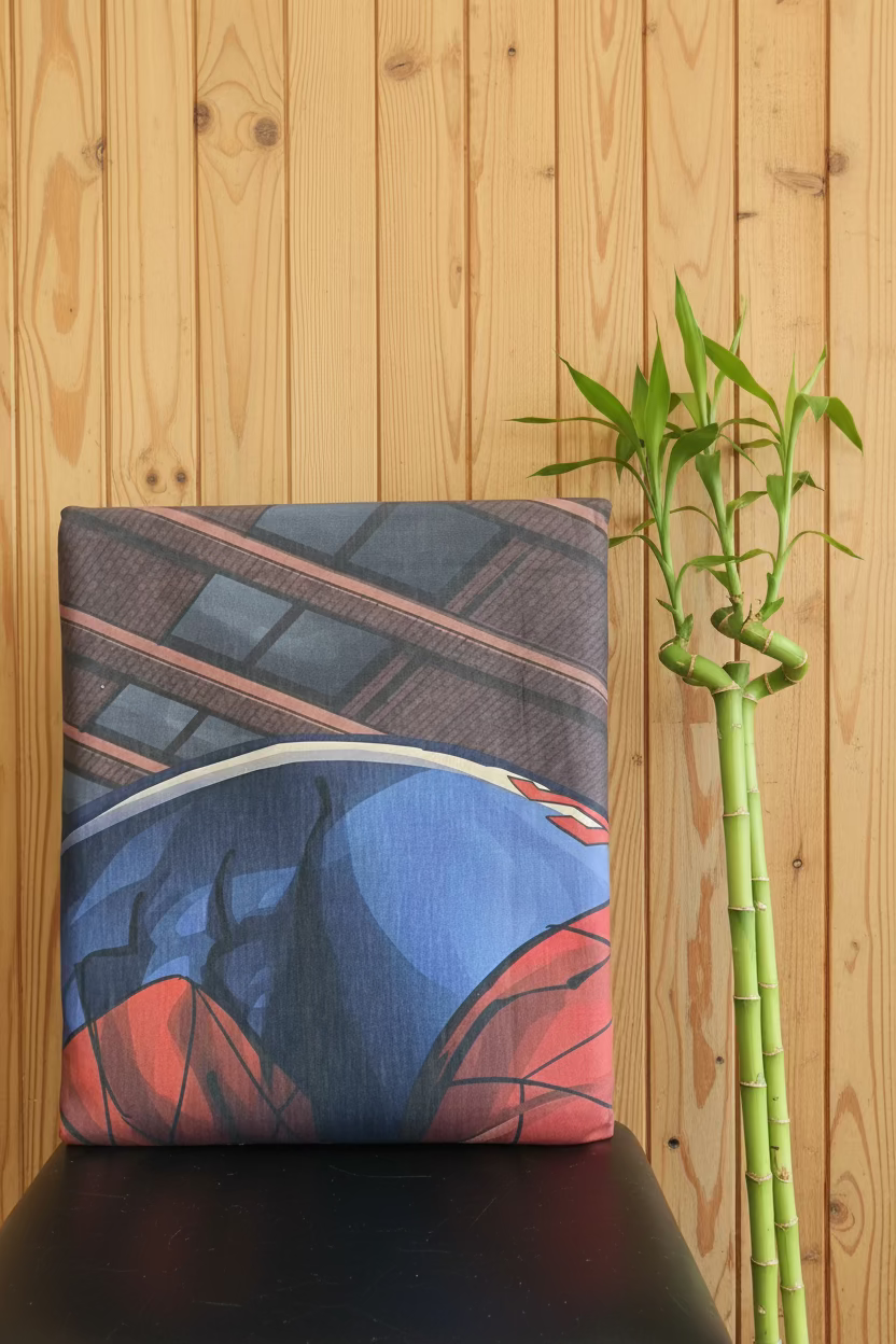 Bedsheets - Queen premium soft cotton bedsheet Digital print DD (spider) 2.24*2.74 mtr