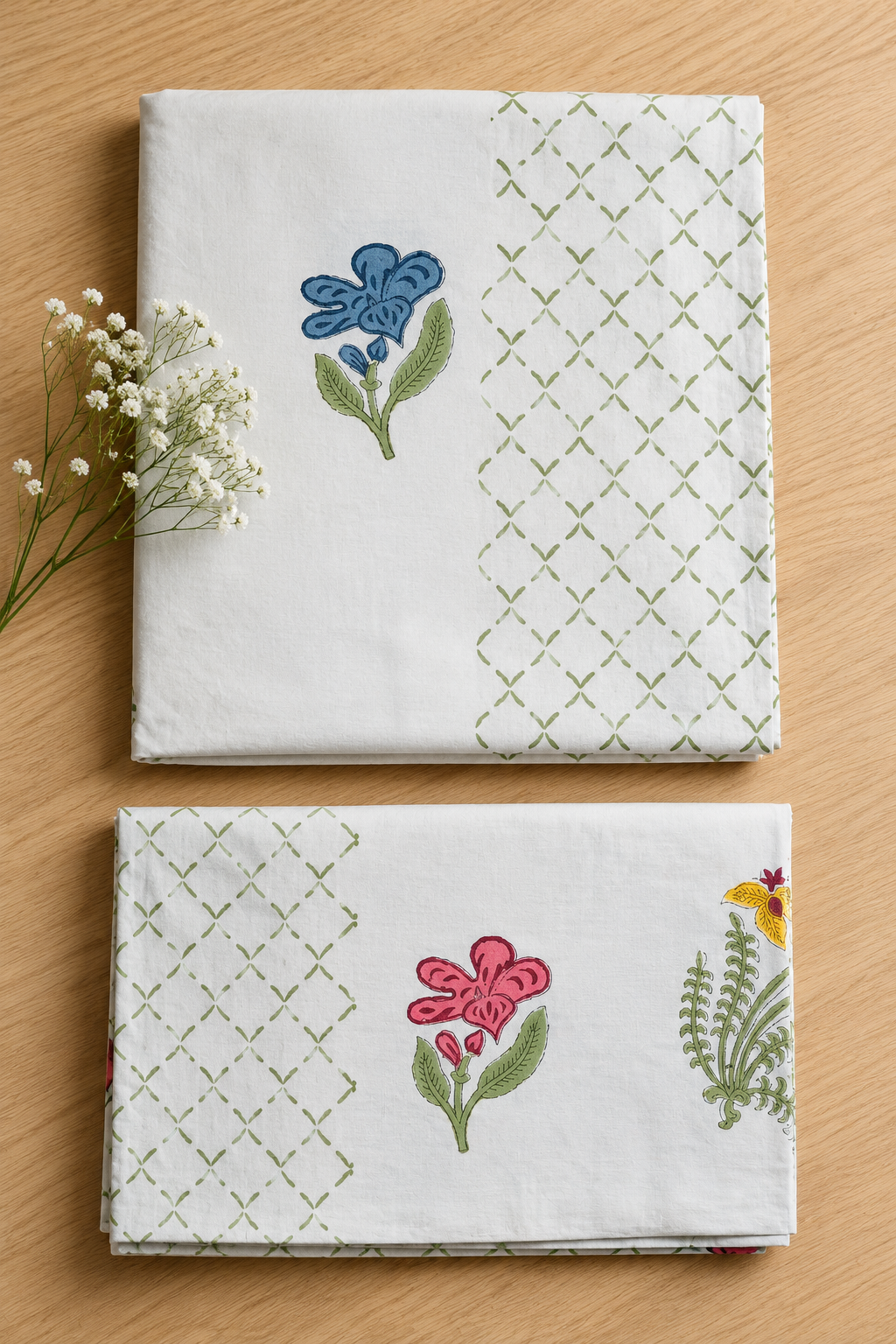 Bedsheets - King Softlily Percale Cotton Bedsheet