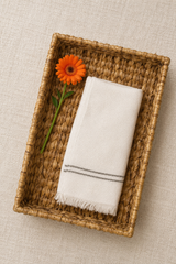 Bath towel(thorthu) 30*60 inches (white)