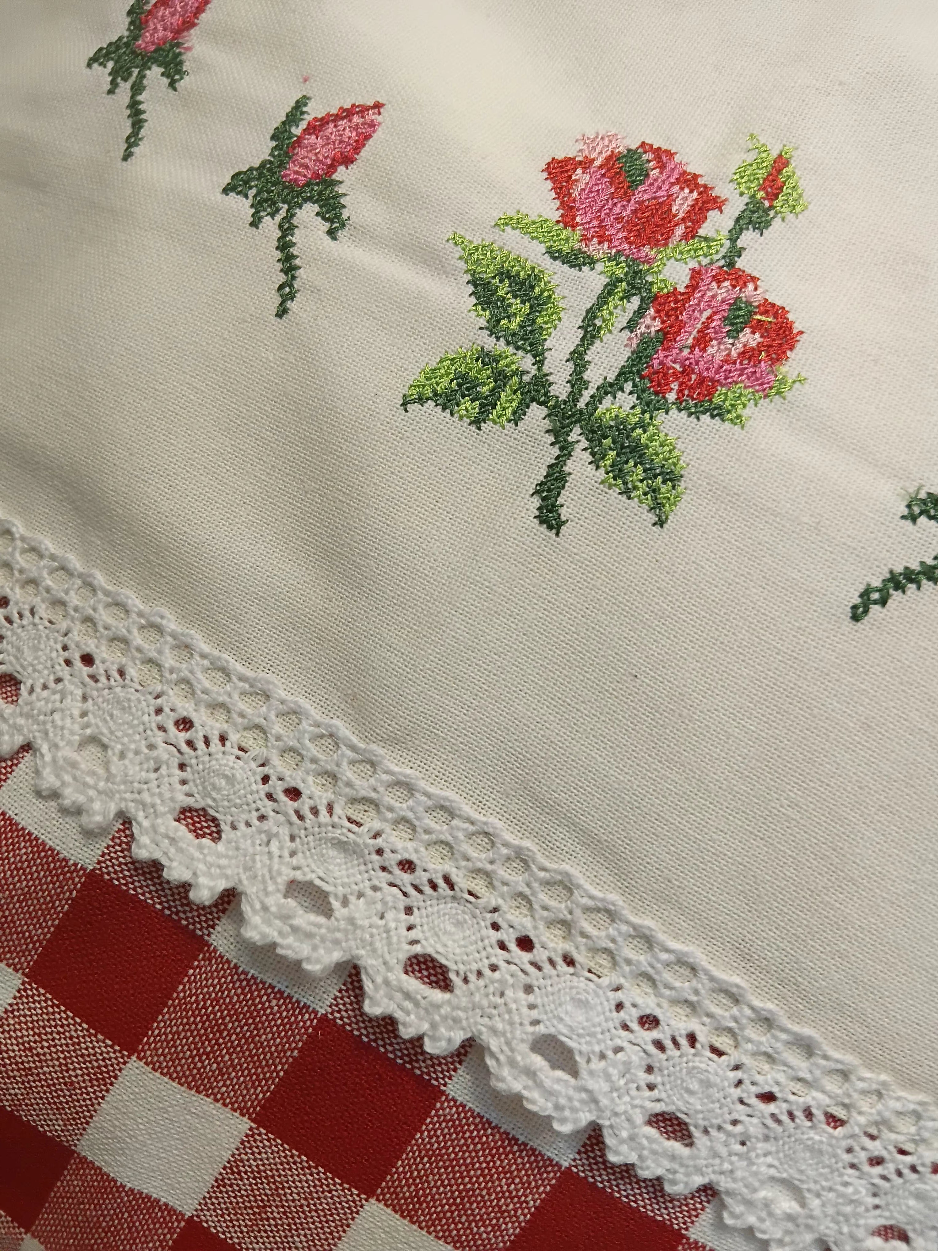 Cushion covers - 16*16 inches cross stitch embroidery