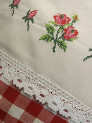 Cushion covers - 16*16 inches cross stitch embroidery