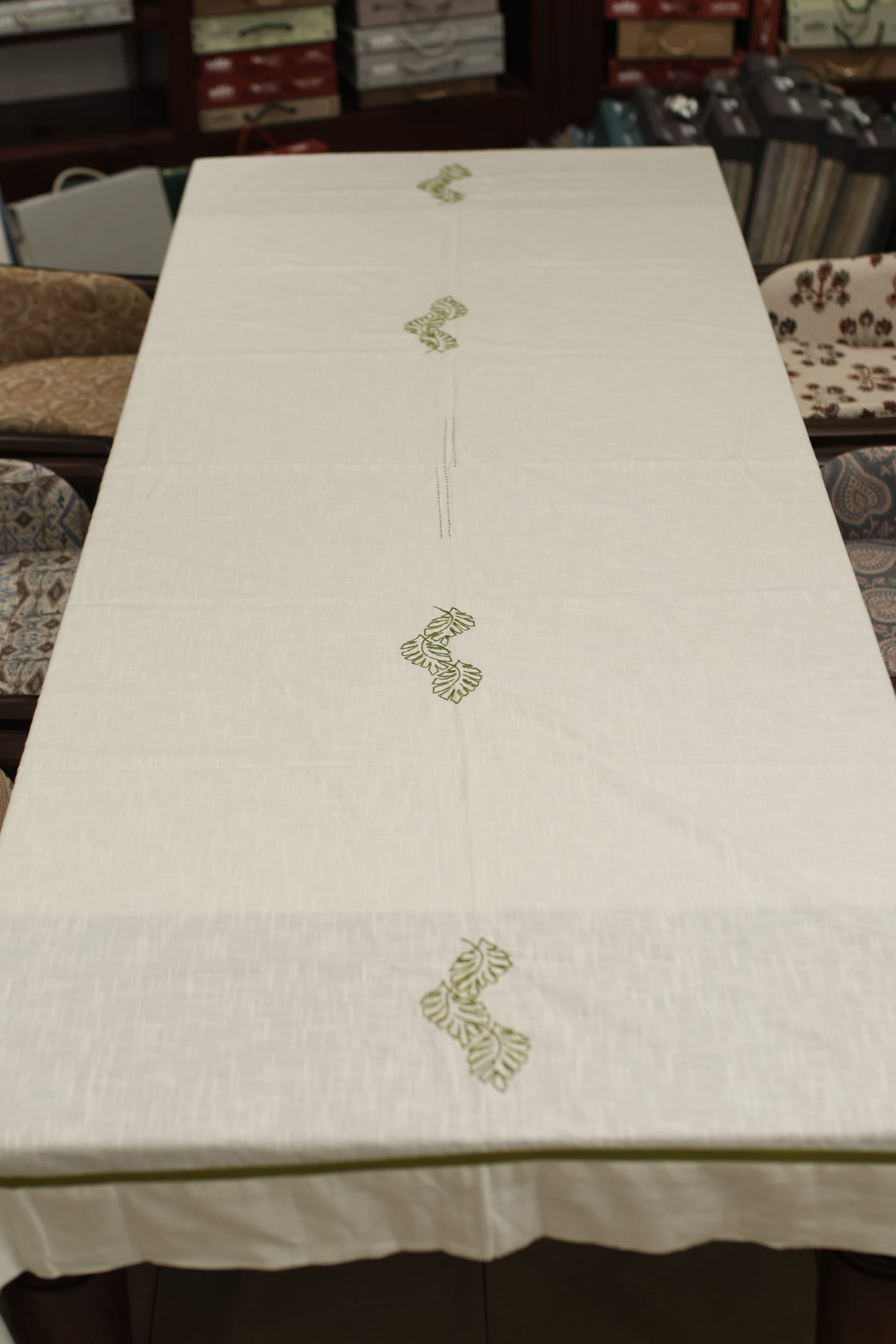 Table cloths - 8 seater embroidery