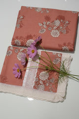Bedsheets - Queen soft cotton lace bedsheets flora & lace
