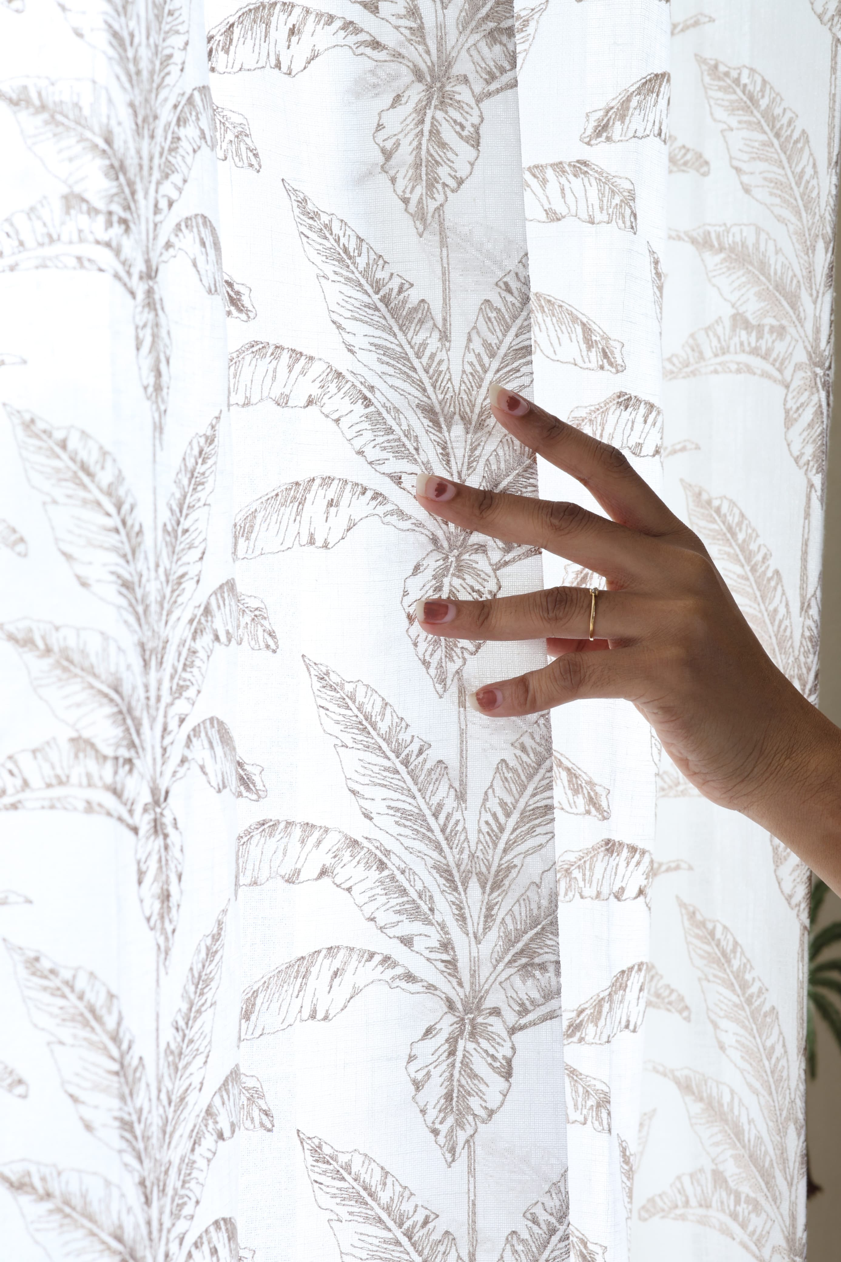 Premium Embroidery Sheer Curtain - Eleanor