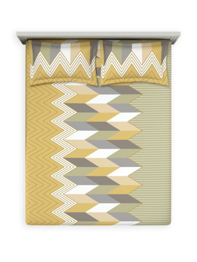 Bedsheets - Queen premium soft cotton bedsheet Digital print DD