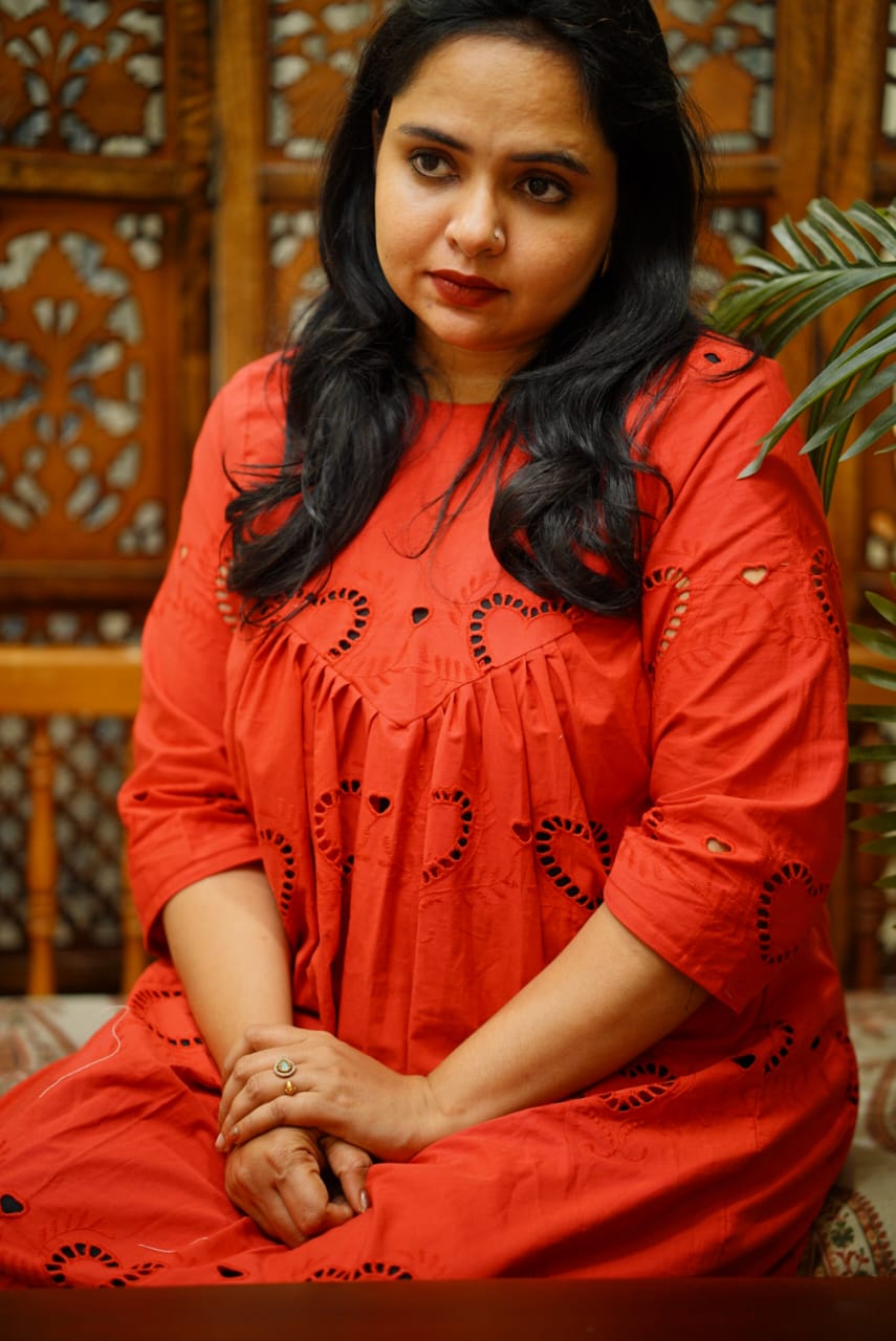 Kurti : Red Hearts Dress