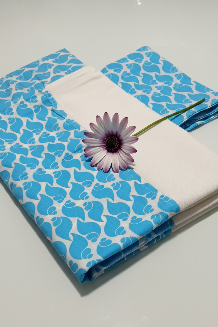 Bedsheets-Queen daily use border bedsheets