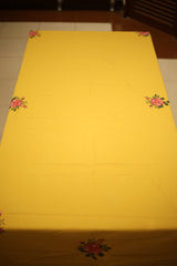 Table cloths-6 Seater cross stitch embroidered