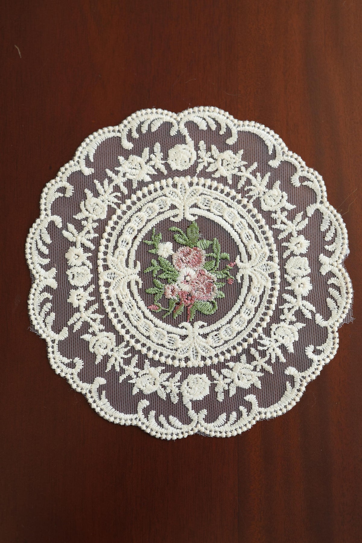 Coaster - Net Embroidery