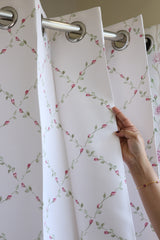 E2 Curtains - English Floral series opaque curtains