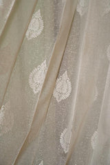 Curtains -Embroidered Sheer curtains (off white)