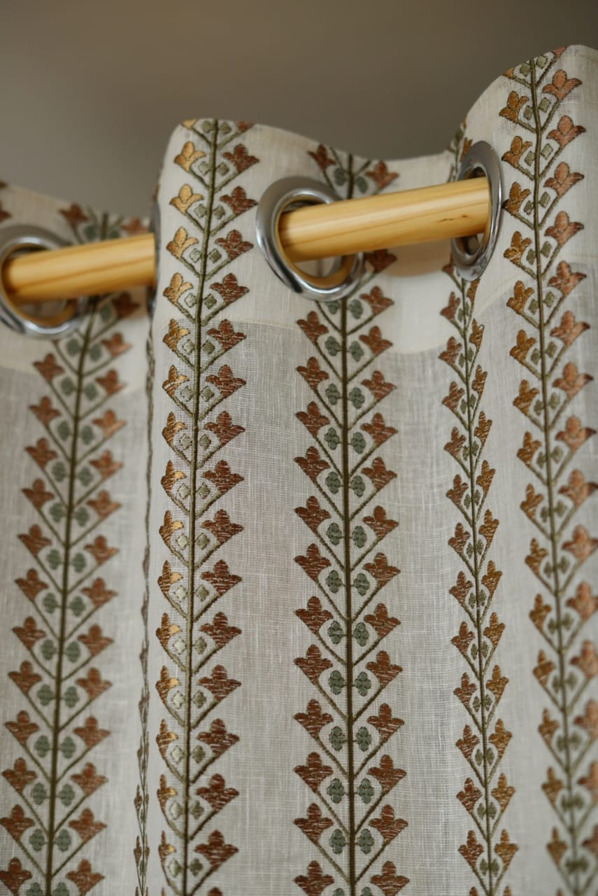Curtains - Premium Embroidery designer sheer curtains