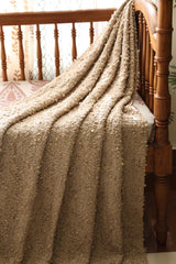 Textured Woven Cotton Sofa Throw