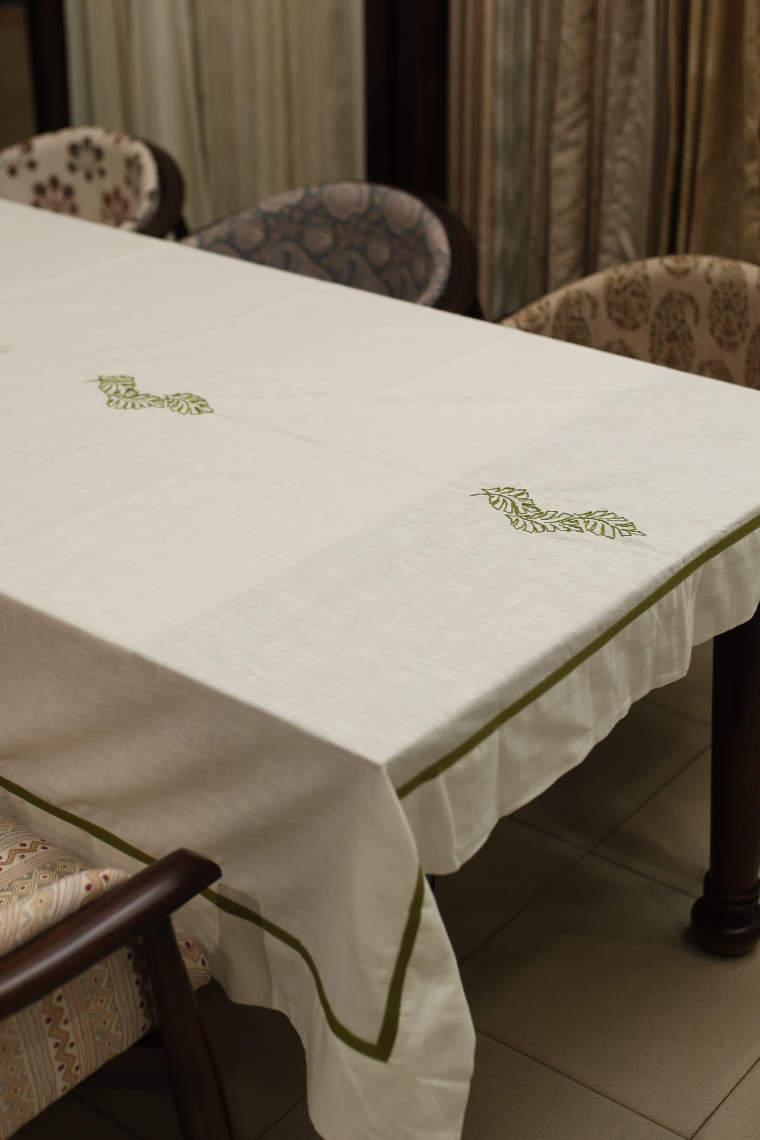Table cloths - 8 seater embroidery