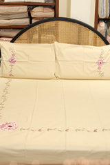 Bedsheets - King Premium Machine embroidery bedsheets MEK