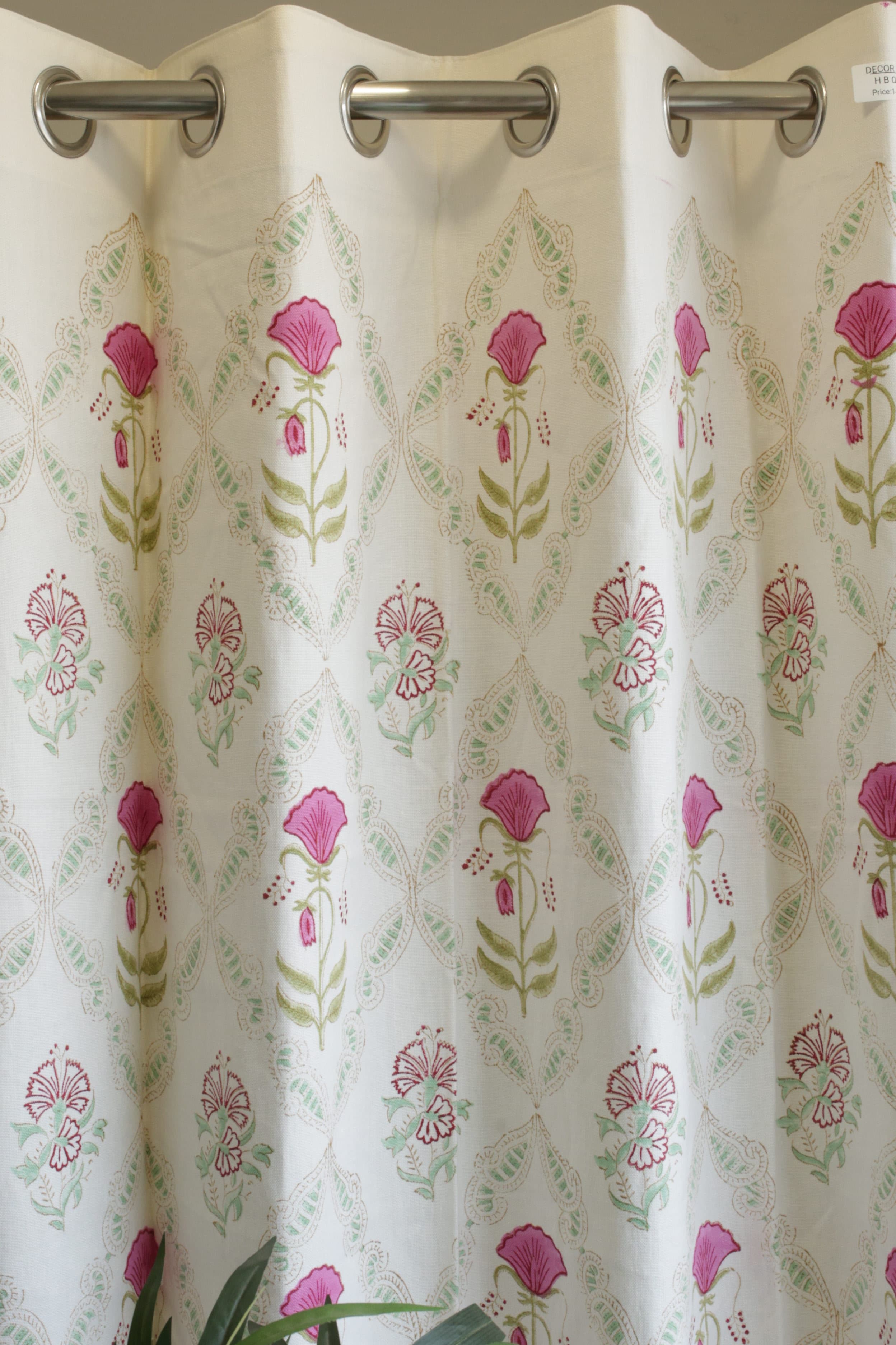 curtains-Handblock printed curtains
