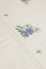 Bedsheets - Queen  premium cross stitch embroidery bedsheets