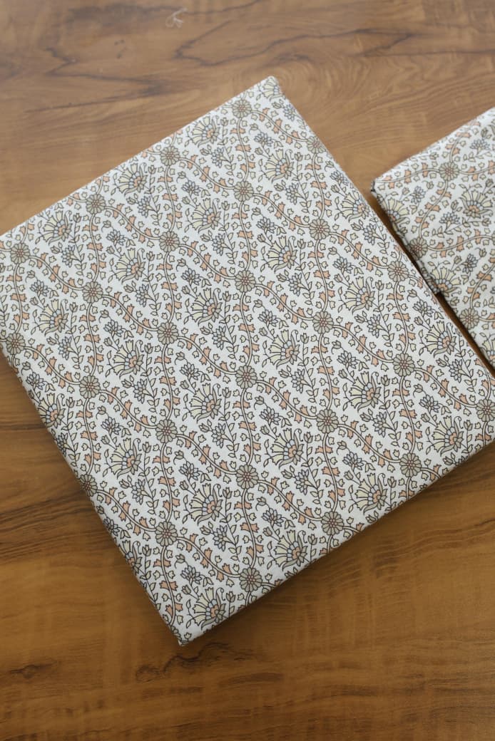 Bedsheets - Queen soft cotton floral bedsheets Vintana