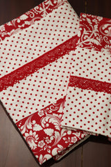 Bedsheets - Rotary Queen premium designer Printed lace bedsheet rotary