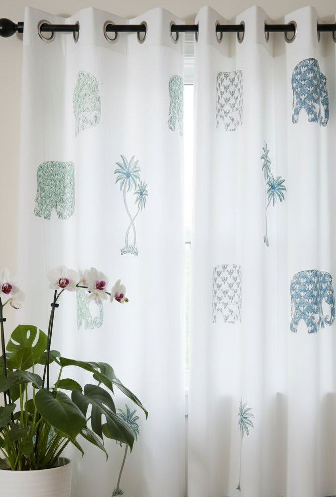 Curtains - Handblock curtains