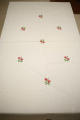 Table cloths-6 Seater cross stitch embroidered