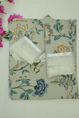 Bedsheets-King anokhi printed lace bedsheets