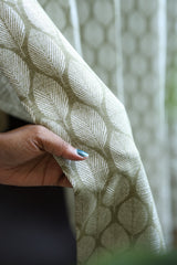 Curtains - Jacquard Opaque self printed  curtains