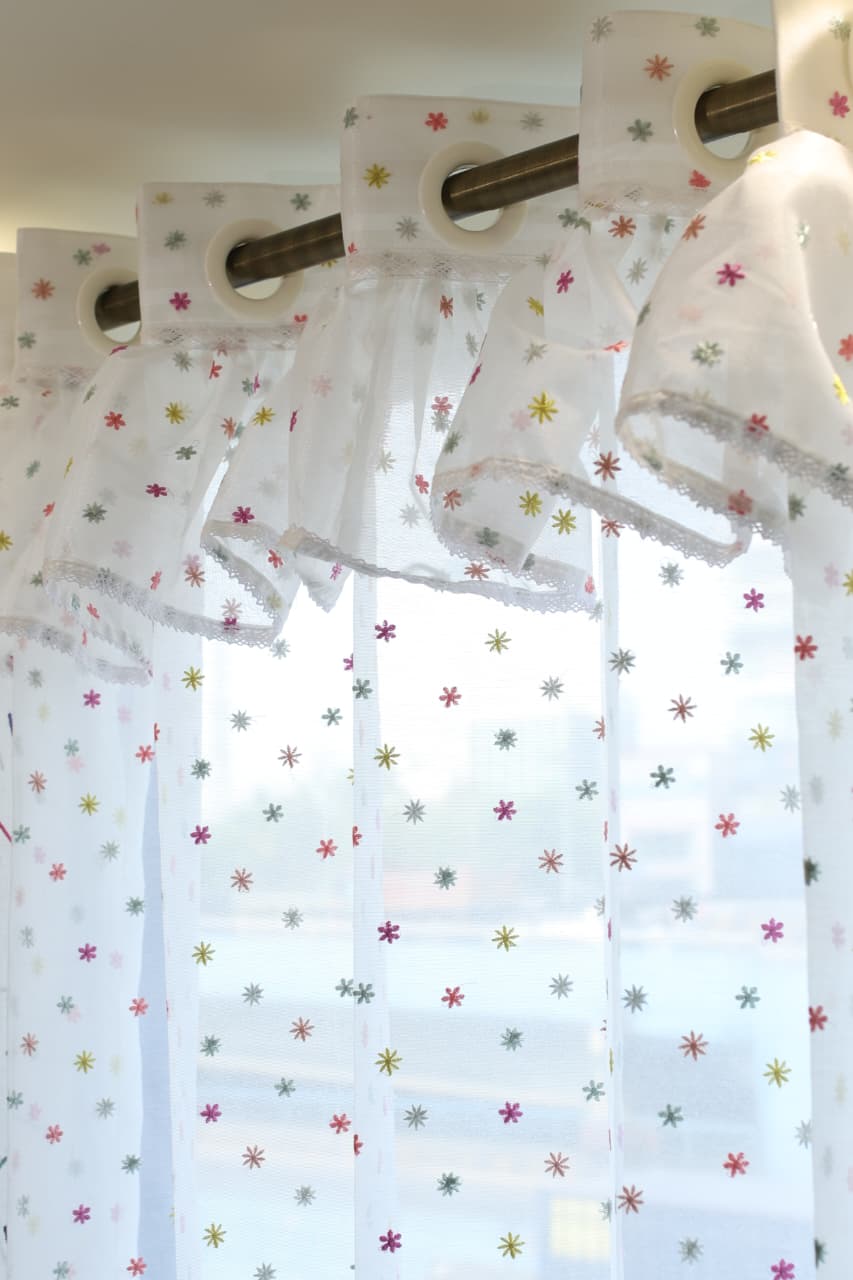 Curtains - Premium embroidery sheer curtains - Kids collection prebooking