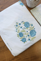 Bedsheets - King Percale cotton handblock bedsheets