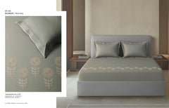 Bedsheets - King Premium machine embroidery bedsheets Sansaar