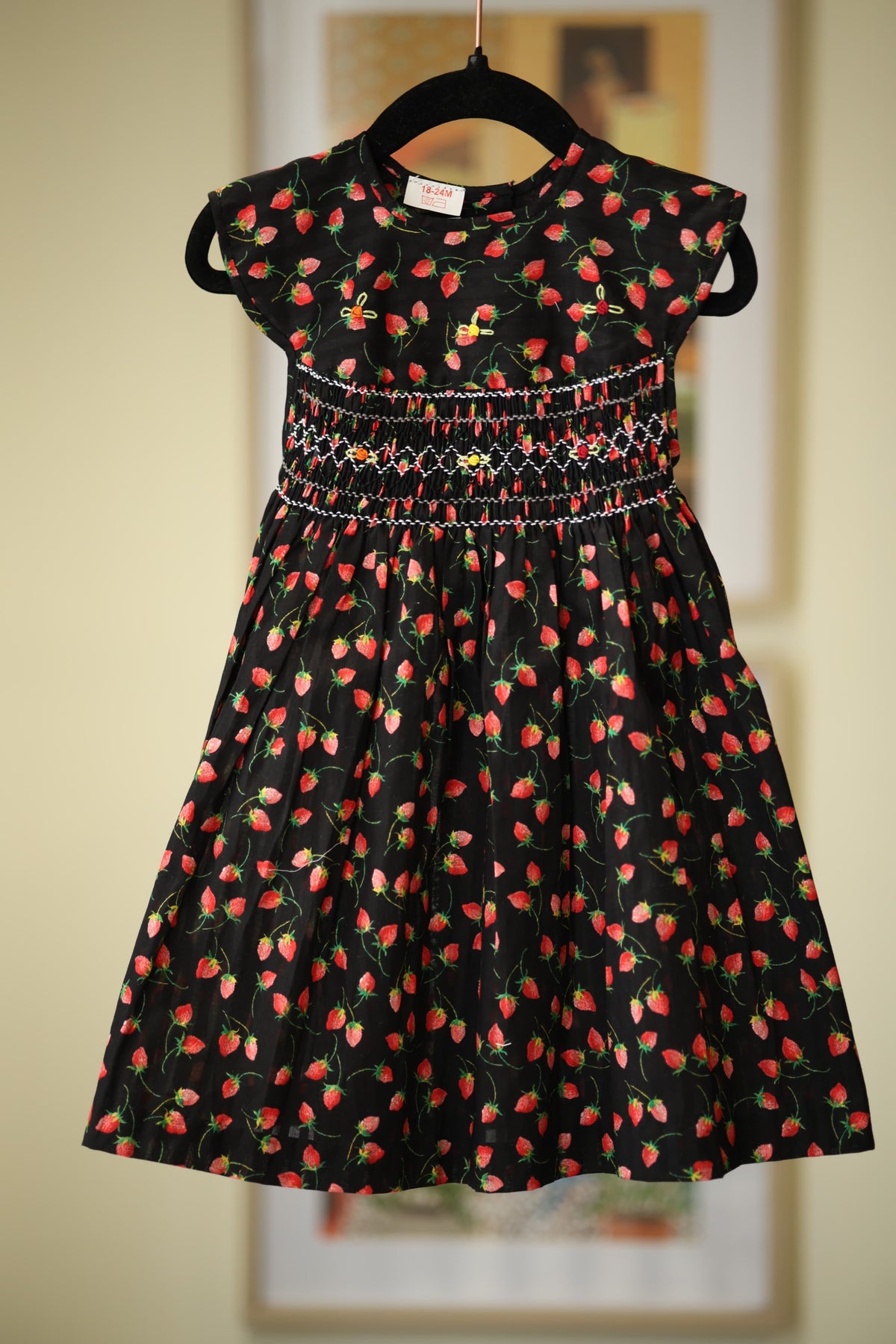 Kids smocked dress 18-24 month