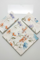 Bedsheets - Queen premium soft cotton bedsheet Digital print DD (cresta) 2.24*2.54 mtr