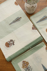 Bedsheets - Handblock queen rajwada print bedsheets