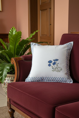 Handblock cushion cover 16×16 inches