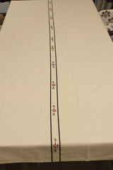 Table cloths - 6 seater embroidery