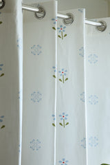 Curtains - Daisy Bloom Printed Opaque Curtain