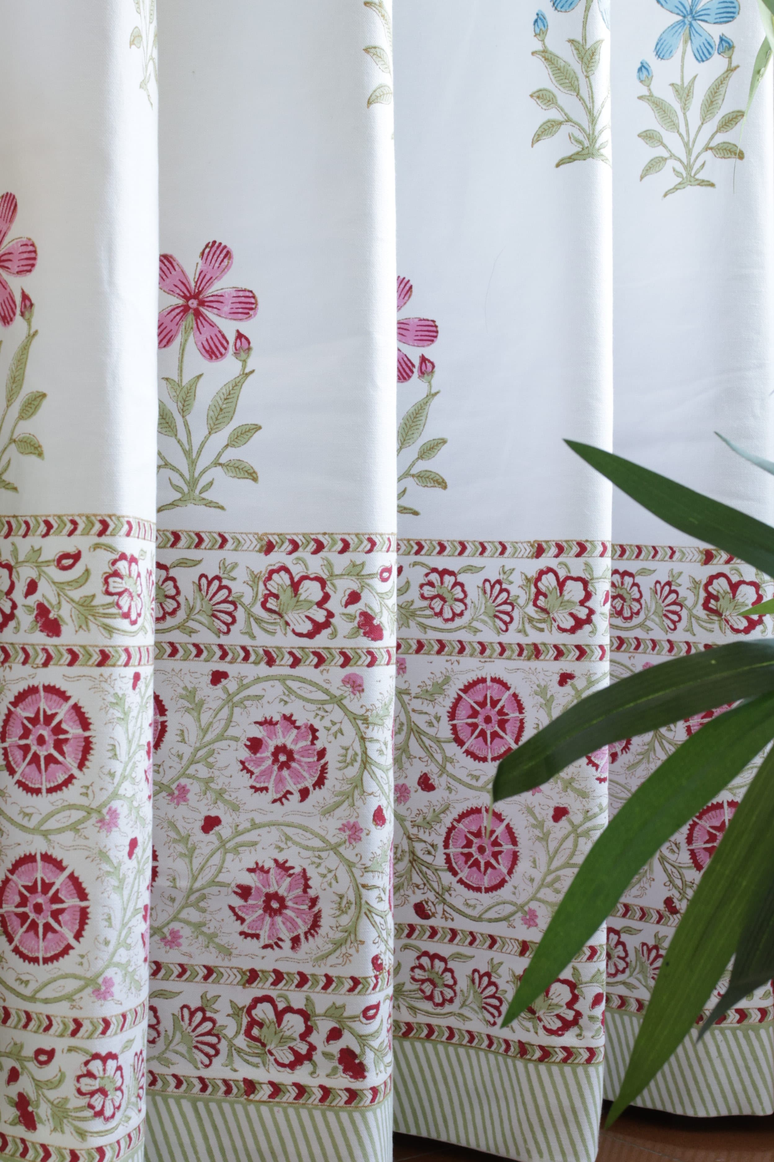 curtains-Handblock printed curtains