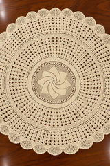 Round Crochet Table Mat / Centerpiece  Coaster