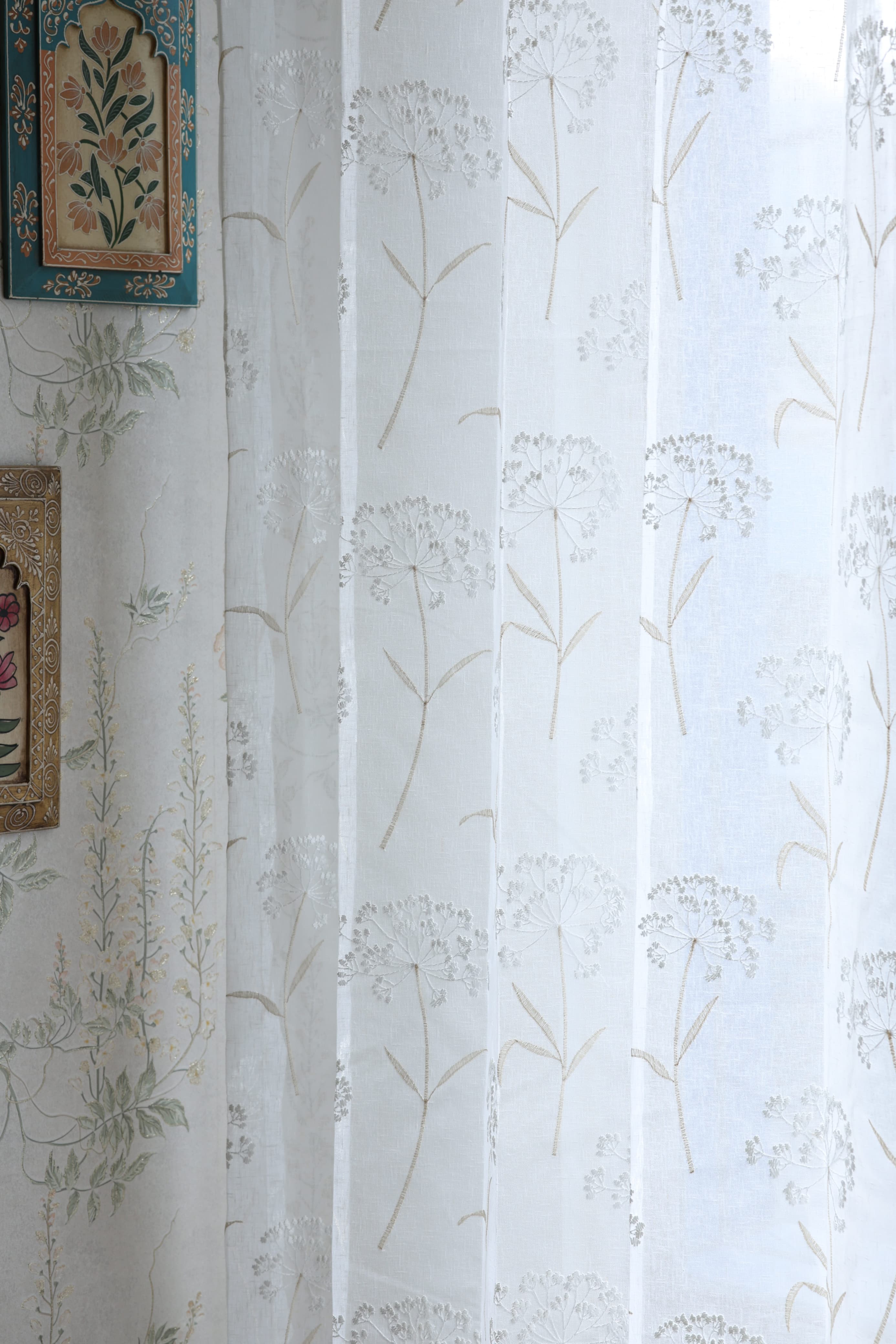 Premium Embroidery Sheer Curtain - Florence