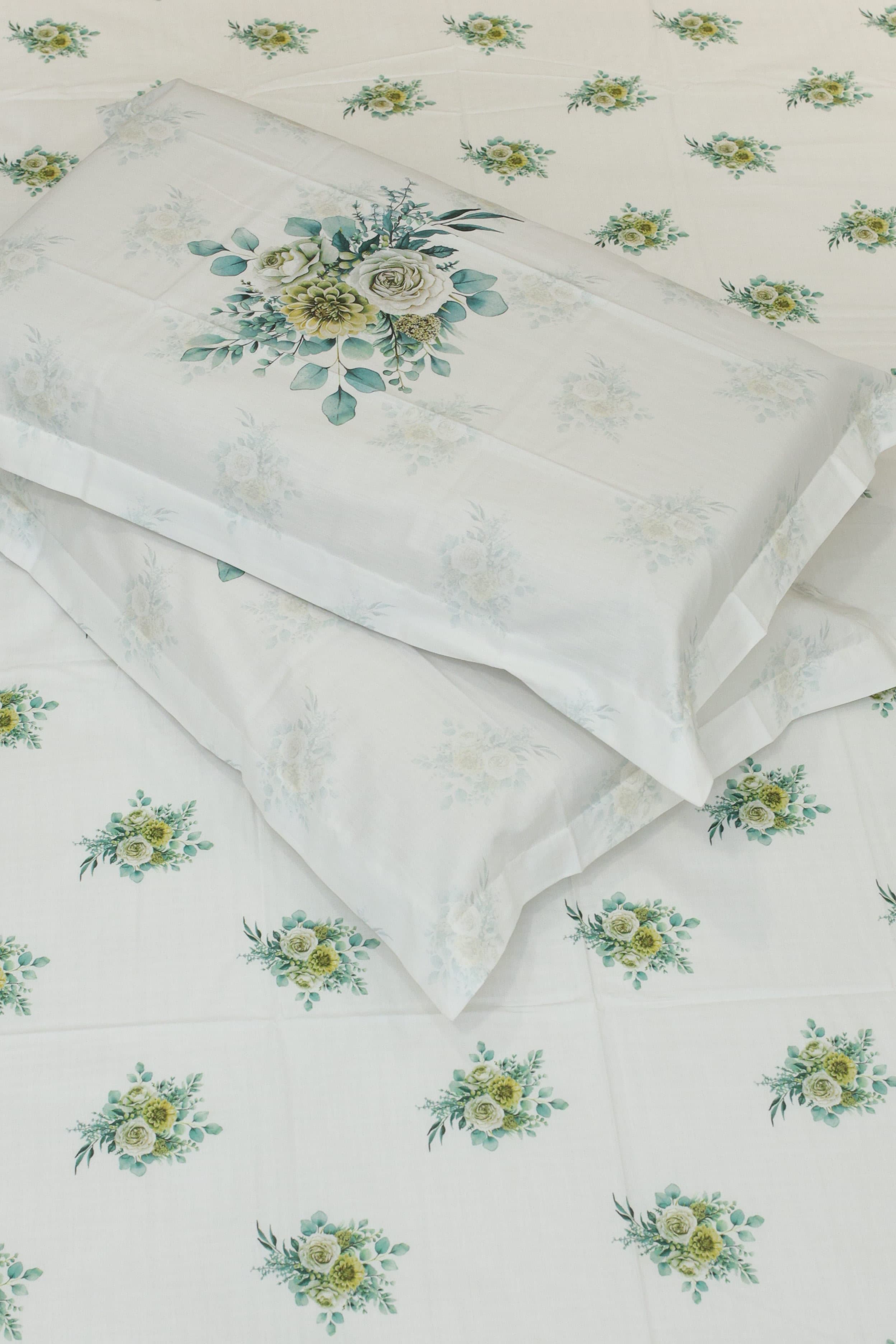 Bedsheets - King premium soft cotton bedsheet Digital Print DD   VATIKA