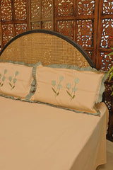 Bedsheets - King premium Machine Embroidery Bedsheet