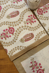 Bedsheets - Handblock queen rajwada print bedsheets
